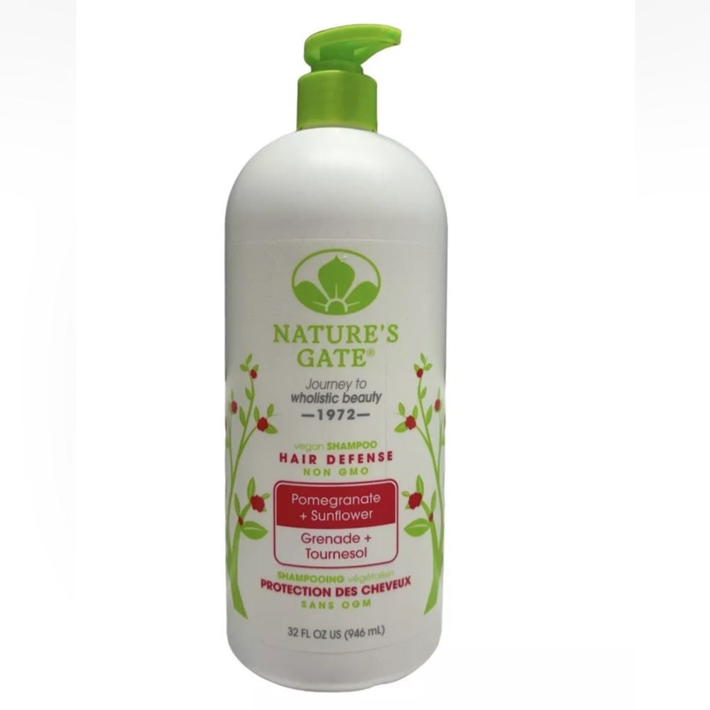 Nature’s Gate Hair Defense Pomegranate & Sunflower Shampoo Color Treated 32oz